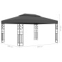 Pavillon mit Doppeldach und anthrazitfarbenem LED-Lichtband 3x4 m von vidaXL, Zelte und Pavillons - Ref: Foro24-3070299, Prei...