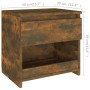 Smoked oak plywood nightstand 40x30x39cm by vidaXL, Nightstands - Ref: Foro24-815129, Price: 28,73 €, Discount: %