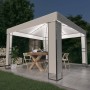 Pavillon mit Doppeldach und weißem LED-Lichtband 3x3 m von vidaXL, Zelte und Pavillons - Ref: Foro24-3070302, Preis: 226,35 €...