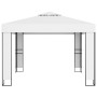 Gazebo with double roof and strip of white LED lights 3x3 m by vidaXL, Tents and gazebos - Ref: Foro24-3070302, Price: 226,35...