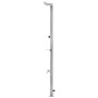 Garden shower with brown base 225 cm stainless steel by vidaXL, Pool and spa accessories - Ref: Foro24-3070777, Price: 324,35...