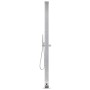 Garden shower with brown base 225 cm stainless steel by vidaXL, Pool and spa accessories - Ref: Foro24-3070777, Price: 324,35...