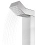 Garden shower with brown base 225 cm stainless steel by vidaXL, Pool and spa accessories - Ref: Foro24-3070777, Price: 324,35...