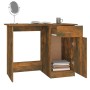 Escritorio madera contrachapada roble ahumado 100x50x76 cm de vidaXL, Escritorios - Ref: Foro24-815420, Precio: 66,05 €, Desc...