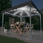 Gazebo with anthracite aluminum LED strip lights 300x300 cm by vidaXL, Tents and gazebos - Ref: Foro24-3070343, Price: 370,15...