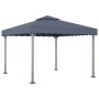 Gazebo with anthracite aluminum LED strip lights 300x300 cm by vidaXL, Tents and gazebos - Ref: Foro24-3070343, Price: 370,15...