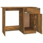 Escritorio madera contrachapada roble ahumado 100x50x76 cm de vidaXL, Escritorios - Ref: Foro24-815420, Precio: 66,05 €, Desc...