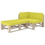 Cushions for floor pallets 4 units apple green cotton by vidaXL, Cushions for chairs and sofas - Ref: Foro24-3068630, Price: ...