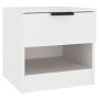 White plywood bedside table by vidaXL, Nightstands - Ref: Foro24-811250, Price: 41,89 €, Discount: %