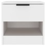 White plywood bedside table by vidaXL, Nightstands - Ref: Foro24-811250, Price: 41,89 €, Discount: %