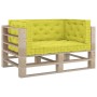 Cushions for floor pallets 4 units apple green cotton by vidaXL, Cushions for chairs and sofas - Ref: Foro24-3068631, Price: ...