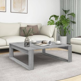 Sonoma gray plywood coffee table 100x100x35 cm by vidaXL, Coffee table - Ref: Foro24-816000, Price: 55,32 €, Discount: %