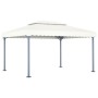 Gazebo with cream aluminum LED strip lights 400x300 cm by vidaXL, Tents and gazebos - Ref: Foro24-3070351, Price: 407,71 €, D...