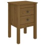 Solid pine wood honey brown bedside table 40x35x61.5 cm by vidaXL, Nightstands - Ref: Foro24-813695, Price: 52,82 €, Discount: %