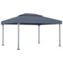 Gazebo with anthracite aluminum LED strip lights 400x300 cm by vidaXL, Tents and gazebos - Ref: Foro24-3070352, Price: 415,02...