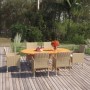 Juego de comedor de jardín 7 piezas ratán sintético beige de vidaXL, Conjuntos de jardín - Ref: Foro24-3070753, Precio: 679,5...