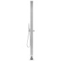 Garden shower with brown base 225 cm stainless steel by vidaXL, Pool and spa accessories - Ref: Foro24-3070787, Price: 309,23...