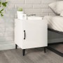 Glossy white plywood nightstand by vidaXL, Nightstands - Ref: Foro24-812072, Price: 27,35 €, Discount: %