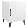 Glossy white plywood nightstand by vidaXL, Nightstands - Ref: Foro24-812072, Price: 27,35 €, Discount: %