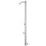 Garden shower with brown base 220 cm stainless steel by vidaXL, Pool and spa accessories - Ref: Foro24-3070788, Price: 362,62...