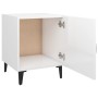 Glossy white plywood nightstand by vidaXL, Nightstands - Ref: Foro24-812072, Price: 27,35 €, Discount: %