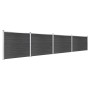 Gray WPC Fence Panel Set 699x146 cm by vidaXL, fence panels - Ref: Foro24-3070457, Price: 1,00 €, Discount: %