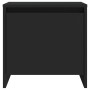 Black engineered wood nightstand 45x34x44.5 cm by vidaXL, Nightstands - Ref: Foro24-809865, Price: 45,94 €, Discount: %