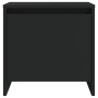 Black engineered wood nightstand 45x34x44.5 cm by vidaXL, Nightstands - Ref: Foro24-809865, Price: 45,94 €, Discount: %