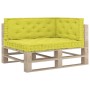 Cushions for floor pallets 3 units apple green cotton by vidaXL, Cushions for chairs and sofas - Ref: Foro24-3068627, Price: ...