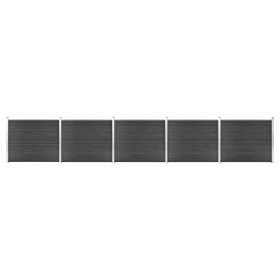 Set de panel de valla WPC gris 872x146 cm de vidaXL, Paneles de vallas - Ref: Foro24-3070458, Precio: 1,00 €, Descuento: %