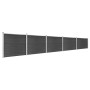 Gray WPC Fence Panel Set 872x146 cm by vidaXL, fence panels - Ref: Foro24-3070458, Price: 1,00 €, Discount: %