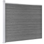 Gray WPC Fence Panel Set 872x146 cm by vidaXL, fence panels - Ref: Foro24-3070458, Price: 1,00 €, Discount: %