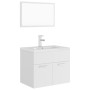 Juego de muebles de baño madera de ingeniería blanco de vidaXL, Muebles de baño - Ref: Foro24-3071315, Precio: 208,53 €, Desc...