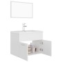 Juego de muebles de baño madera de ingeniería blanco de vidaXL, Muebles de baño - Ref: Foro24-3071315, Precio: 208,53 €, Desc...