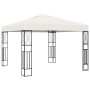 Pavillon mit LED-Lichtbändern 3x3 m aus cremefarbenem Stoff von vidaXL, Zelte und Pavillons - Ref: Foro24-3070326, Preis: 252...