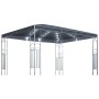 Cenador con tira de luces LED 400x300 cm gris antracita de vidaXL, Carpas y cenadores - Ref: Foro24-3070341, Precio: 290,21 €...