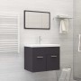 Juego de muebles de baño madera de ingeniería gris de vidaXL, Muebles de baño - Ref: Foro24-3071317, Precio: 222,65 €, Descue...