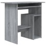 Sonoma gray plywood desk 80x45x74 cm by vidaXL, Desks - Ref: Foro24-815478, Price: 70,85 €, Discount: %