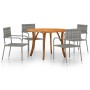 5-piece anthracite gray garden dining set by vidaXL, Garden sets - Ref: Foro24-3071835, Price: 384,08 €, Discount: %