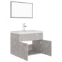 Concrete gray chipboard bathroom furniture set by vidaXL, Bathroom furniture - Ref: Foro24-3071319, Price: 198,05 €, Discount: %