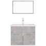 Concrete gray chipboard bathroom furniture set by vidaXL, Bathroom furniture - Ref: Foro24-3071319, Price: 198,05 €, Discount: %