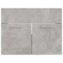 Concrete gray chipboard bathroom furniture set by vidaXL, Bathroom furniture - Ref: Foro24-3071319, Price: 198,05 €, Discount: %