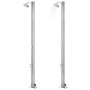 Garden shower with gray base 220 cm stainless steel by vidaXL, Pool and spa accessories - Ref: Foro24-3070793, Price: 355,49 ...