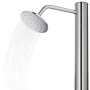 Garden shower with gray base 220 cm stainless steel by vidaXL, Pool and spa accessories - Ref: Foro24-3070793, Price: 355,49 ...