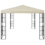 Gazebo with 3x4 m cream LED light strip by vidaXL, Tents and gazebos - Ref: Foro24-3070321, Price: 222,10 €, Discount: %