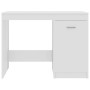 Glossy white plywood desk 100x50x76 cm by vidaXL, Desks - Ref: Foro24-801802, Price: 95,06 €, Discount: %