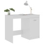 Glossy white plywood desk 100x50x76 cm by vidaXL, Desks - Ref: Foro24-801802, Price: 95,06 €, Discount: %