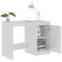 Glossy white plywood desk 100x50x76 cm by vidaXL, Desks - Ref: Foro24-801802, Price: 95,06 €, Discount: %