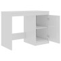 Glossy white plywood desk 100x50x76 cm by vidaXL, Desks - Ref: Foro24-801802, Price: 95,06 €, Discount: %