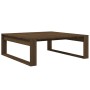 Engineered wood brown oak coffee table 100x100x35 cm by vidaXL, Coffee table - Ref: Foro24-816001, Price: 70,13 €, Discount: %